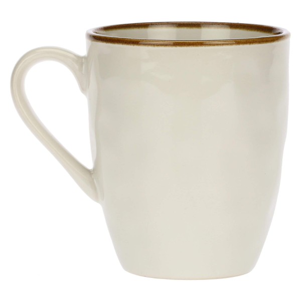 Набір із 4 чашок TROSE&TULIPANI CONCERTO AVORIO з ручкою 430 мл