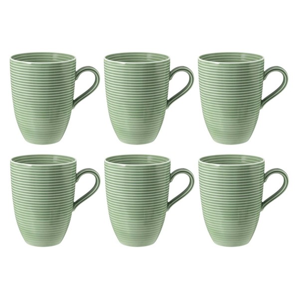 SELTMANN BEAT COLOR GLAZE Набір із 6 чашок з ручкою 350 мл