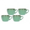 Zestaw kubków śniadaniowych Rose&Tulipani CONCERTO VERDE ACQUA (4 szt., 420 ml)