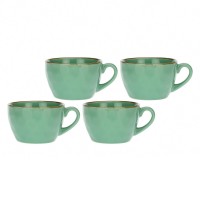 ROSE&TULIPANI CONCERTO VERDE ACQUA Набір 4 чашки для сніданку 420 мл