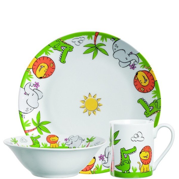 Zestaw naczyń dla dzieci Leonardo BAMBINI AVVENTURA (3 części)