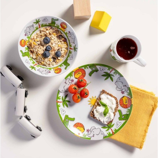 Zestaw naczyń dla dzieci Leonardo BAMBINI AVVENTURA (3 części)