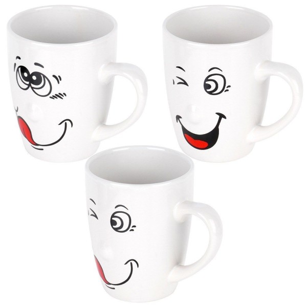 Zestaw kubków ceramicznych VILDE 139699 (6 sztuk, 350 ml)
