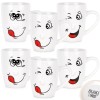 Zestaw kubków ceramicznych VILDE 139699 (6 sztuk, 350 ml)