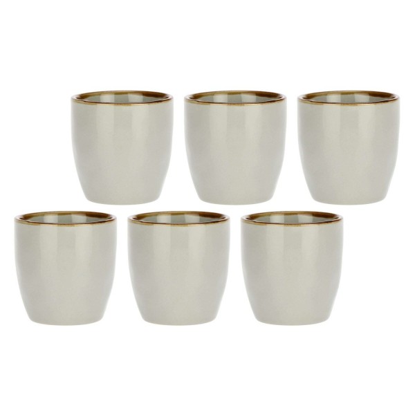 Zestaw kubków do kawy Rose&Tulipani CONCERTO GRIGIO PERLA (6 szt., 100 ml)