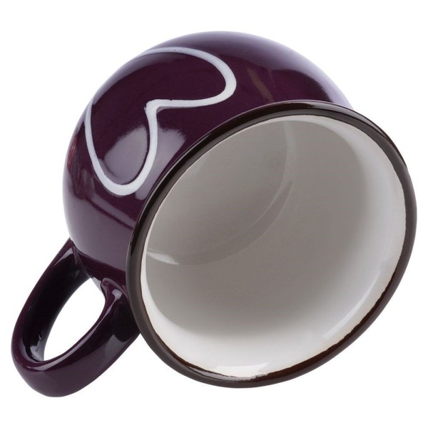 Керамічні кружки для кави та чаю, 320 мл, набір кружок, мікс кольорів, 6 штук, ORION 126993X6