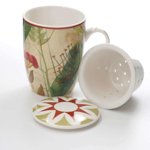 Zestaw 4 kubków infuzyjnych Rose&Tulipani MIRABILIA (300 ml)