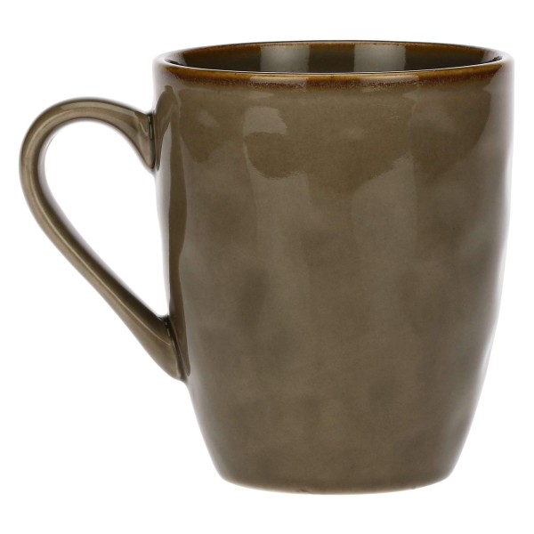 Zestaw 4 kubków z uchwytem Rose&Tulipani CONCERTO GRIGIO TORTORA (430 ml)