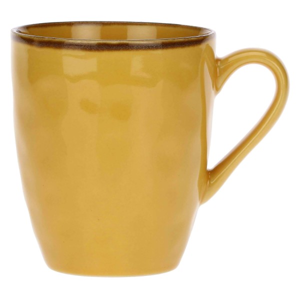 Набір із 4 чашок ROSE&TULIPANI CONCERTO OCRA з ручкою 430 мл