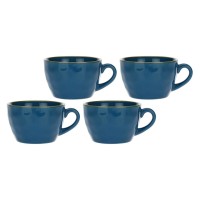 ROSE&TULIPANI CONCERTO BLU AVIO Набір 4 чашки для сніданку 420 мл