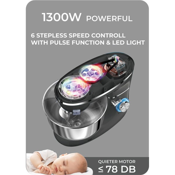 Robot planetarny Berlinger haus BH-9511 (antracyt)