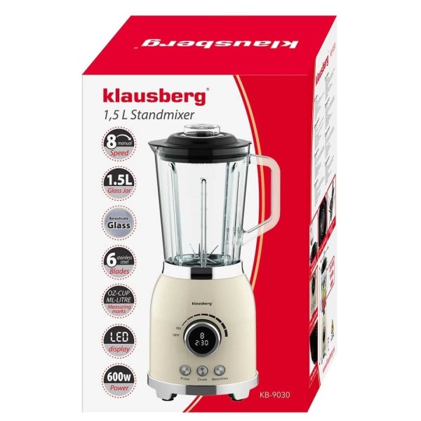 Blender kielichowy Klausberg KB-9030 (wyświetlacz led)