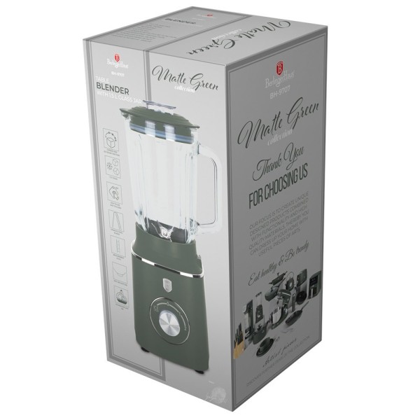 Blender kielichowy Berlinger haus BH-9707 (matowy zielony)