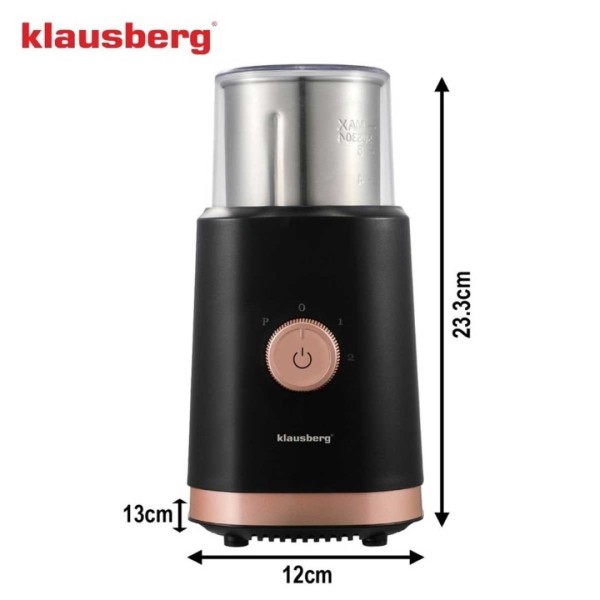 Elektryczny młynek do kawy i przypraw Klausberg KB-7992 (elektryczny)