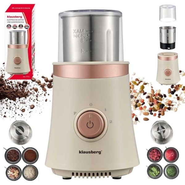 Elektryczny młynek do kawy i przypraw Klausberg KB-7993 (elektryczny)