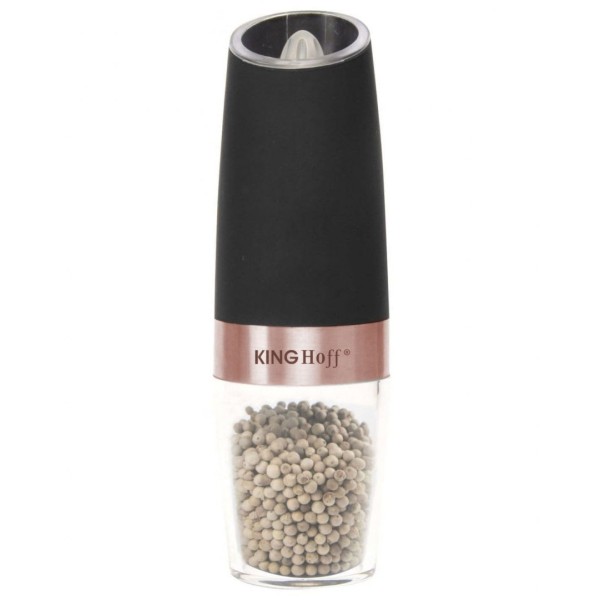 НАБІР З 2 ЕЛЕКТРИЧНИХ ГРАВІАЦІЙНИХ МОЛОКІВ ДЛЯ СІЛІ ТА ПЕРЦЮ KINGHOFF KH-1724