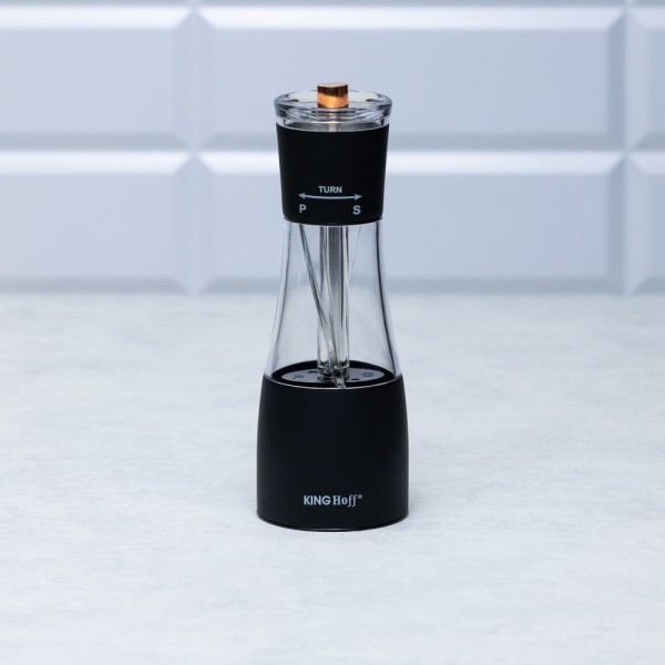 KINGHOFF DUET KH-1814 МОЛОЧКА ДЛЯ СІЛІ ТА ПЕРЦЮ 2 В 1