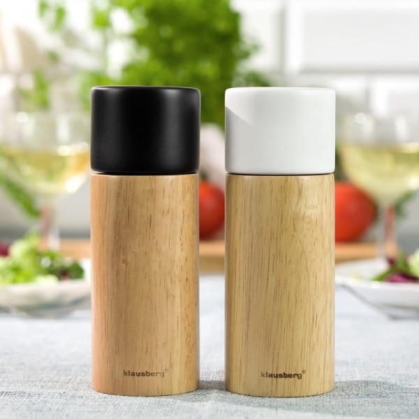 Набір з 2 каструльок для помелу з сіллю та перцем KLAUSBERG KB-7559