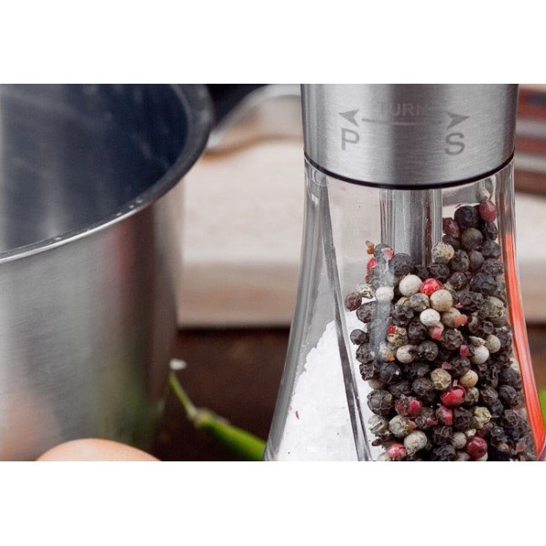 KiNGHOFF DUET KH-4041 МОЛОЧКА ДЛЯ СІЛІ ТА ПЕРЦЮ 2 В 1