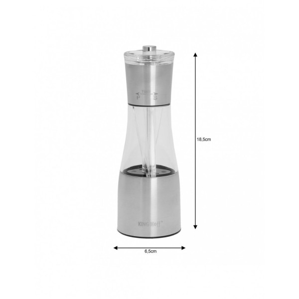 KiNGHOFF DUET KH-4041 МОЛОЧКА ДЛЯ СІЛІ ТА ПЕРЦЮ 2 В 1