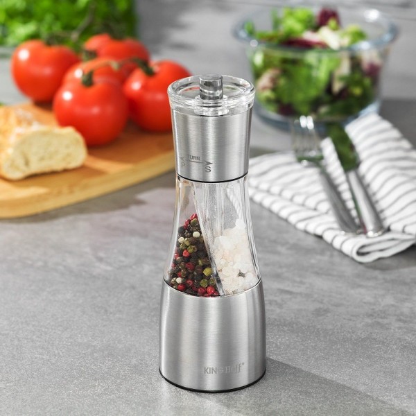 KiNGHOFF DUET KH-4041 МОЛОЧКА ДЛЯ СІЛІ ТА ПЕРЦЮ 2 В 1