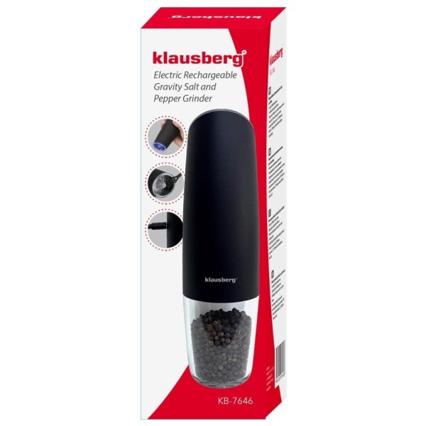 Młynek do soli i pieprzu Klausberg KB-7646 (akumulatorowy)