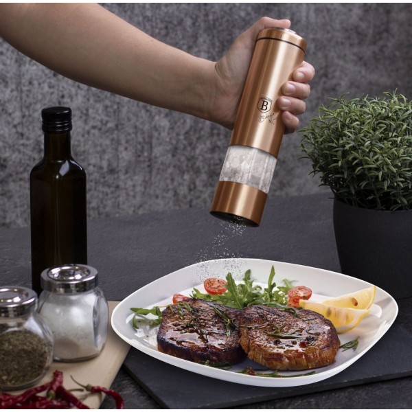 Elektryczny młynek do soli i pieprzu Berlinger haus BH-1906 (rose gold)