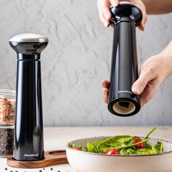 Набір сільничок KLAUSBERG KB-7705 з чорним перцем, сіллю, спеціями