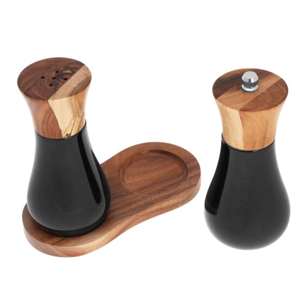 Набір для солі та перцю KLAUSBERG KB-7594 з акації та млинком