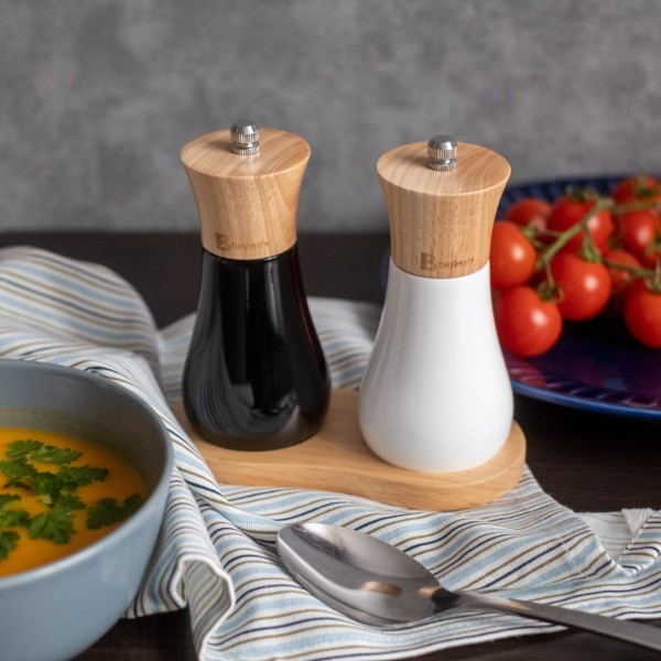 Zestaw młynków do soli i pieprzu Brunbeste BB-2790 (2 części)