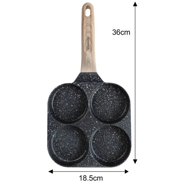 Patelnia do naleśników i jajek Klausberg KB-7821 (czarna)