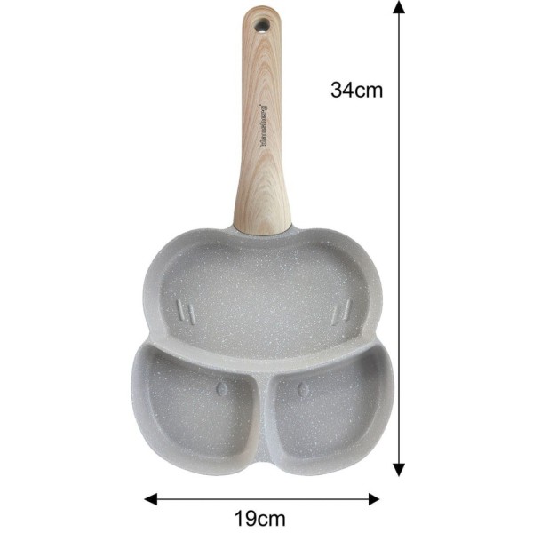 Patelnia do jajek, naleśników i placków Klausberg KB-7824 (marmurkowa)