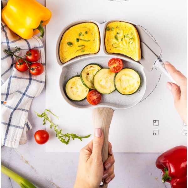 Patelnia do jajek, naleśników i placków Klausberg KB-7824 (marmurkowa)