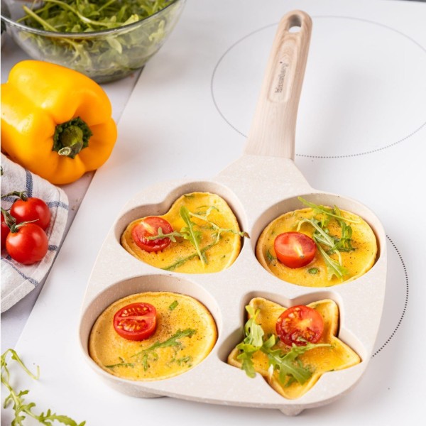 Patelnia do naleśników i jajek Klausberg KB-7809 (beżowa)