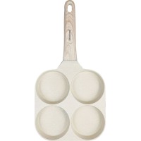 Сковорода KLAUSBERG KB-7823 бежева мармурова 4 в 1 для млинців, яєць, панкейків