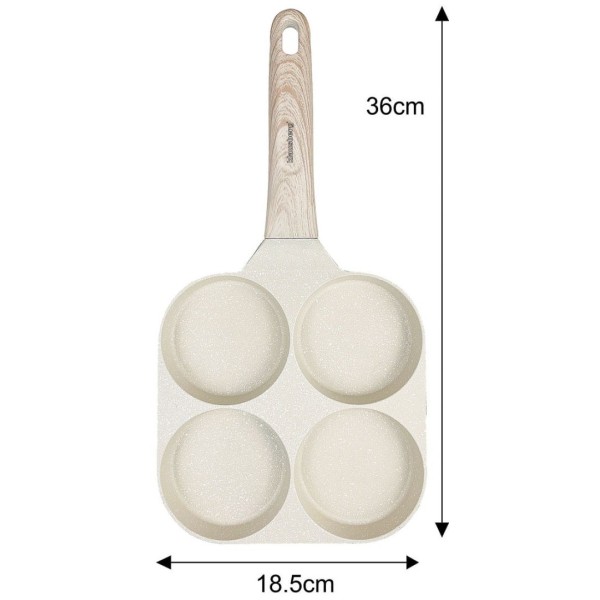 Patelnia do naleśników i jajek Klausberg KB-7823 (beżowa)