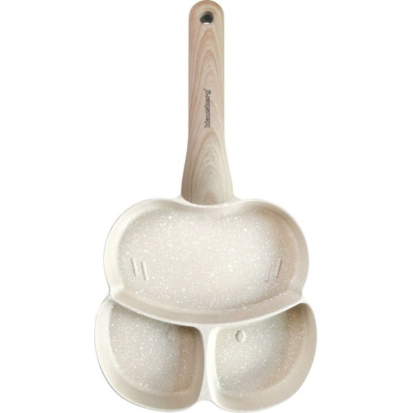 Patelnia do jajek i placków Klausberg KB-7825 (marmurkowa, beżowa)