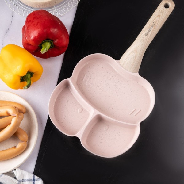 Patelnia do jajek i placków Klausberg KB-7826 (różowa)