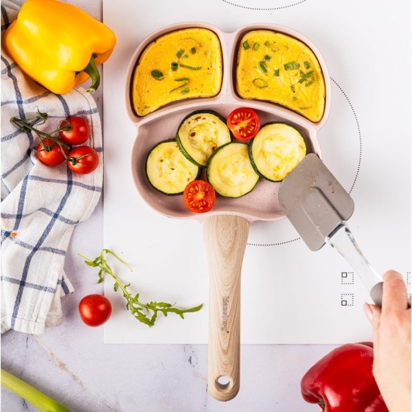 Patelnia do jajek i placków Klausberg KB-7826 (różowa)