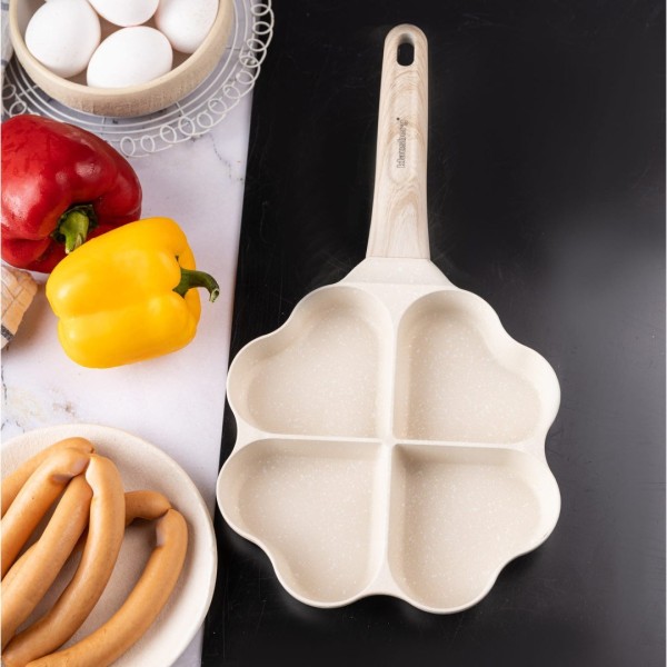 Patelnia do jajek i placków Klausberg KB-7819 (beżowa)