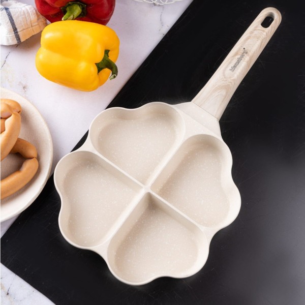 Patelnia do jajek i placków Klausberg KB-7819 (beżowa)