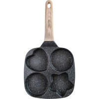 Сковорода KLAUSBERG KB-7807 з чорного мармуру 4 в 1 для млинців, яєць, панкейків