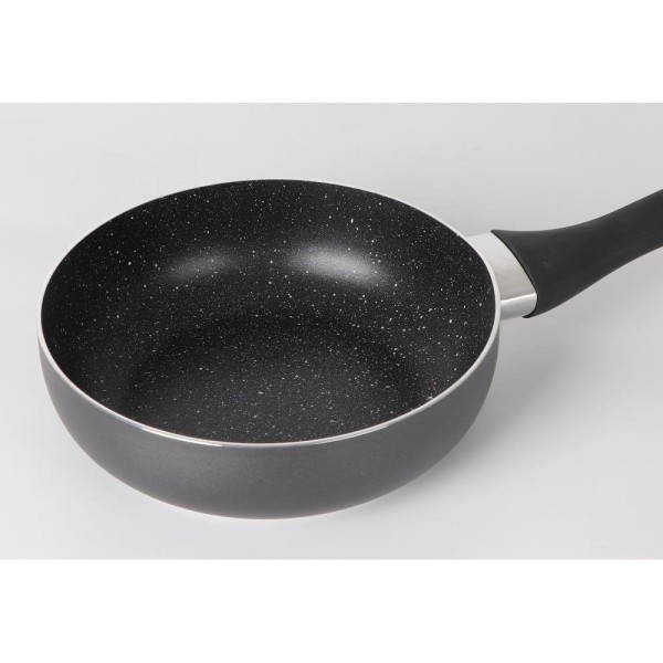 МАРМУРОВА СКОВОРОДКА З ЯЄЧНОЮ ВСТАВКОЮ 20 СМ KINGHOFF KH-1806