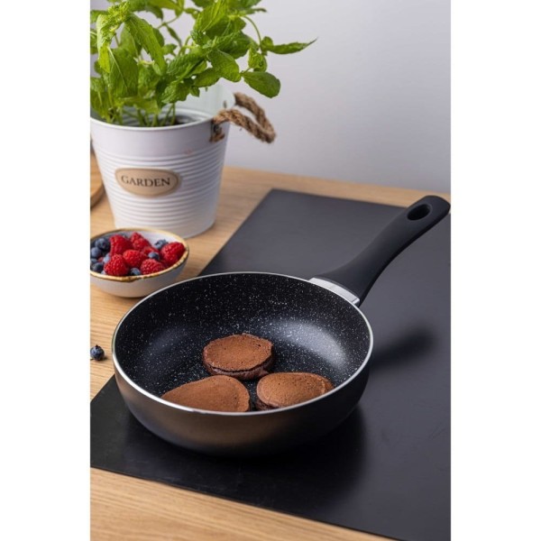 МАРМУРОВА СКОВОРОДКА З ЯЄЧНОЮ ВСТАВКОЮ 20 СМ KINGHOFF KH-1806