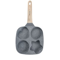 Сковорода KLAUSBERG KB-7808 з сірого мармуру 4 в 1 для млинців, яєць, панкейків