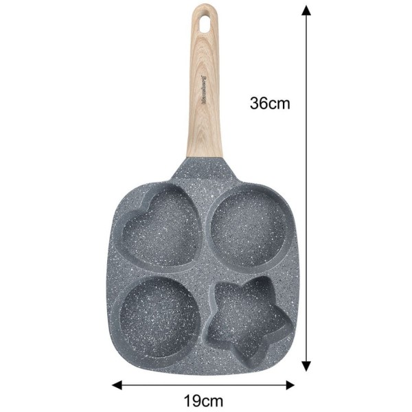 Patelnia do naleśników i jajek Klausberg KB-7808 (marmurkowa)