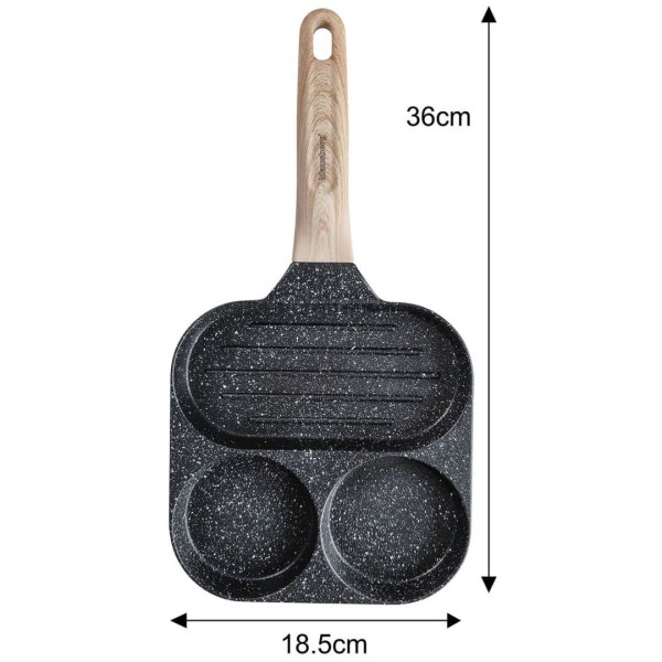 Patelnia do jajek i placków Klausberg KB-7816 (marmurkowa)