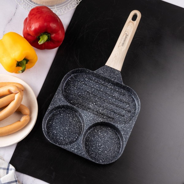 Patelnia do jajek i placków Klausberg KB-7816 (marmurkowa)