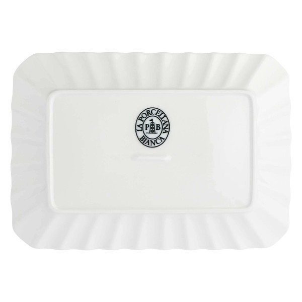 Taca prostokątna La Porcellana Bianca DUCALE (20 x 13 cm)