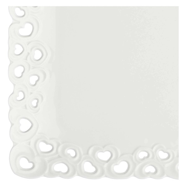 Taca do serwowania La Porcellana Bianca VALENTINO (31 x 22 cm)